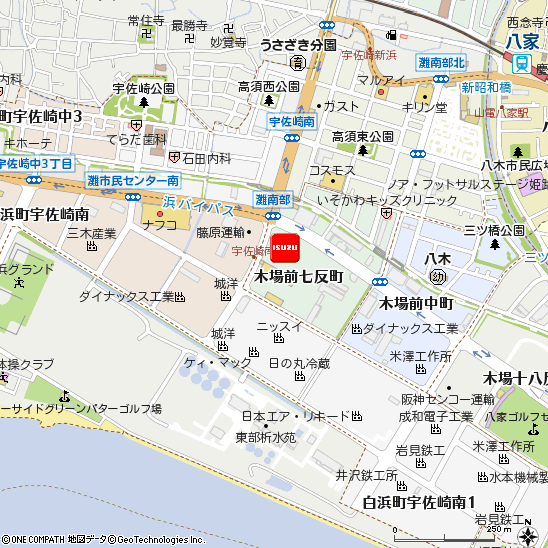 いすゞ自動車近畿株式会社・姫路支店付近の地図